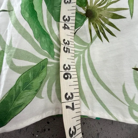 ANTONIO MELANI Green Tropical Puff-Sleeve Mini Dress - Picture 10 of 10